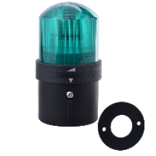 XVBL0G3 - Ø 70 mm tower light - steady - green - IP65 - 120 V, Schneider Electric