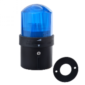 XVBL0M6 - Ø 70 mm tower light - steady - blue - IP65 - 230 V, Schneider Electric