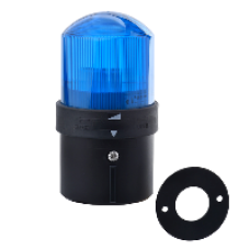 XVBL1B6 - Ø 70 mm tower light - flashing - blue - IP65 - 24 V, Schneider Electric