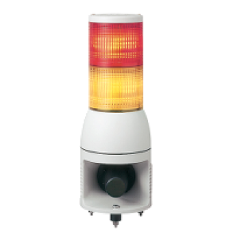 XVC1B2HK - tower light 100 mm 24 V siren - steady/flashing LED - orange/red, Schneider Electric XVC1B2HK - tower light 100 mm 24 V siren - steady/flashing LED - orange/red, Schneider Electric