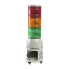 XVC1B3HK - tower light 100 mm 24 V siren - steady/flashing LED - green/orange/red, Schneider Electric