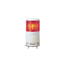 XVC1M1HK - tower light 100 mm 100..240 V siren - steady/flashing LED - red, Schneider Electric
