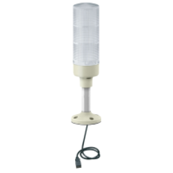 XVGU3SHAV - Multi-color USB Programmable tower lights -60mm- steady/flashing LED-buzzer, Schneider Electric