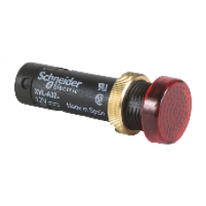 XVLA334 - pilot light Ø12 - IP40/IP65 - red - covered LED included - 24V - lugs, Schneider Electric