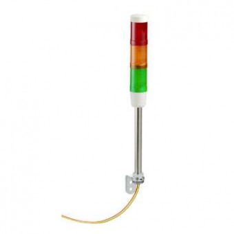 XVMB1RAGS - indicator bank with buzzer + 3 illuminated units - Ø 45 mm - 24 V AC/DC , Schneider Electric