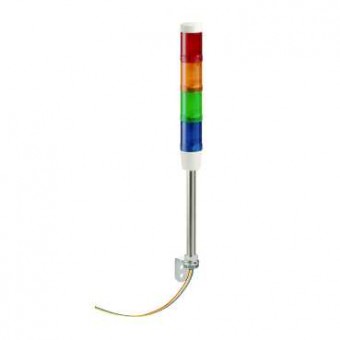 XVMB2RAGBSB - indicator bank without buzzer + 4 illuminated units - Ø 45mm - 24VAC/DC , Schneider Electric
