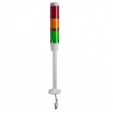 XVMB2RAGHSB - indicator bank without buzzer + 3 illuminated units - Ø 45mm - 24 V AC/DC , Schneider Electric
