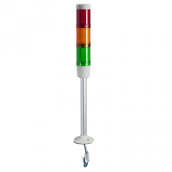 XVMB2RAGHSB - indicator bank without buzzer + 3 illuminated units - Ø 45mm - 24 V AC/DC , Schneider Electric