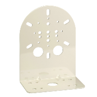 XVR012L - metal fixing bracket for mounting on horizontal support, Schneider Electric