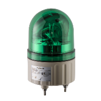 XVR08B03 - 84mm Rotating Mirror Green 24VAC-DC, Schneider Electric
