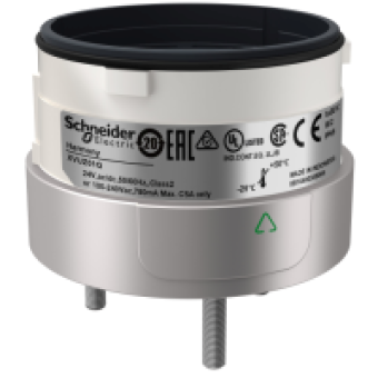 XVUZ01Q - fixing unit - 3 pins direct mounting - silver, Schneider Electric