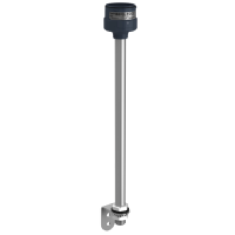 XVUZ400T - fixing unit - metal bracket with 400mm pole - black, Schneider Electric
