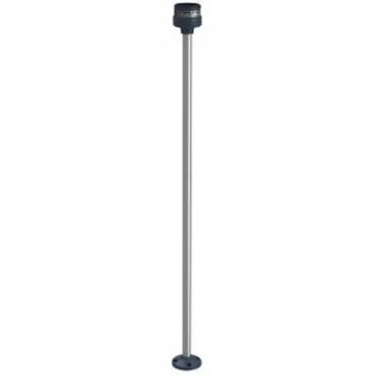 XVUZ800 - fixing unit - plate with 800mm pole - black, Schneider Electric