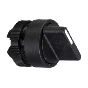 ZA2BD2 - black selector switch - 2 positions - standard handle, Schneider Electric