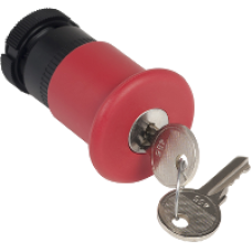 ZA2BS944 - red Ø40 Emergency stop switching off head trigger and latching key release, Schneider Electric ZA2BS944 - red Ø40 Emergency stop switching off head trigger and latching key release, Schneider Electric