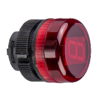 ZA2VA04 - red digital display head Ø22, Schneider Electric