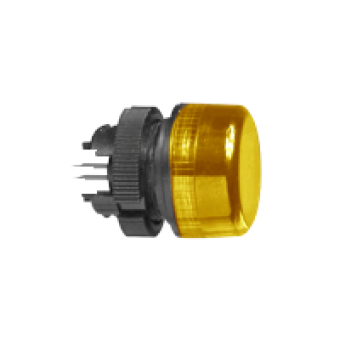 ZA2VA05 - yellow digital display head Ø22, Schneider Electric