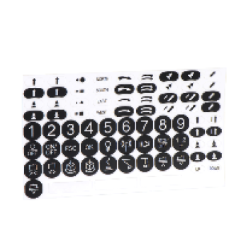 ZARC07 - kit of adhesive labels in B/W for remote device, Schneider Electric ZARC07 - kit of adhesive labels in B/W for remote device, Schneider Electric