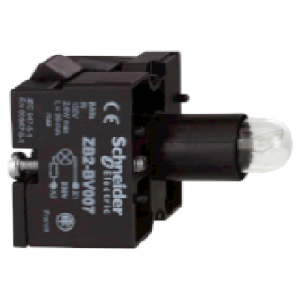 ZB2BV007 - pilot light body for front mounting, Schneider Electric
