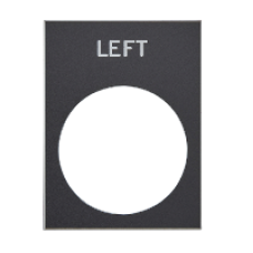 ZB2BY2310 - NAMEPLATE (L, Schneider Electric