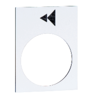 ZB2BY4906 - legend plate 30x40 mm , Schneider Electric