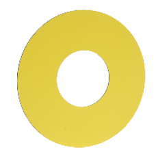 ZB2BY9101 - 60MM YELLOW BLK, Schneider Electric