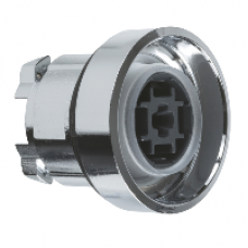 ZB4BA0 - pushbutton head Ø22 spring return without cap, Schneider Electric