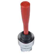 ZB4BB4 - red joystick controller head Ø22 omnidirectional spring return, Schneider Electric