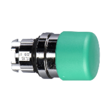 ZB4BC34 - green Ø30 mushroom pushbutton head Ø22 spring return, Schneider Electric