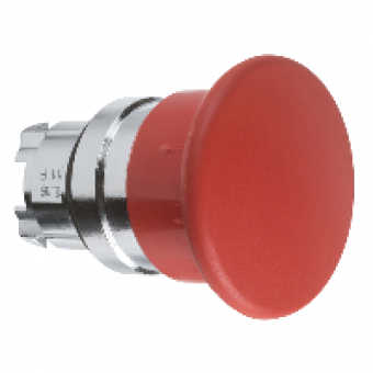 ZB4BC4 - red Ø40 mushroom pushbutton head Ø22 spring return, Schneider Electric