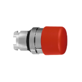 ZB4BC44 - red Ø30 mushroom pushbutton head Ø22 spring return, Schneider Electric