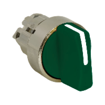 ZB4BD503 - green selector switch head Ø22 3-position spring return, Schneider Electric
