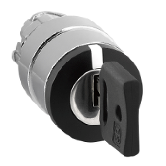 ZB4BG03K - selector switch head Ø22 specific key, Schneider Electric