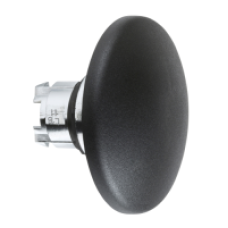 ZB4BR216 - black Ø60 mushroom pushbutton head Ø22 spring return, Schneider Electric