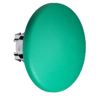 ZB4BR316 - green Ø60 mushroom pushbutton head Ø22 spring return, Schneider Electric