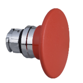 ZB4BR4 - red Ø60 mushroom pushbutton head Ø22 spring return, Schneider Electric