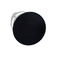ZB4BT2 - black Ø40 mushroom pushbutton head Ø22 latching push-pull, Schneider Electric