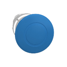 ZB4BT6 - blue Ø40 mushroom pushbutton head Ø22 latching push-pull, Schneider Electric