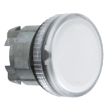 ZB4BV07 - clear pilot light head Ø22 with plain lens for BA9s bulb, Schneider Electric
