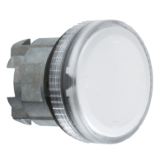 ZB4BV07 - clear pilot light head Ø22 with plain lens for BA9s bulb, Schneider Electric