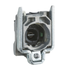 ZB4BW065 - light block with body/fixing collar for BA9s bulb 250V 1NO+1NC, Schneider Electric