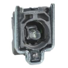 ZB4BW0B11 - white light block with body/fixing collar with integral LED 24V 1NO, Schneider Electric