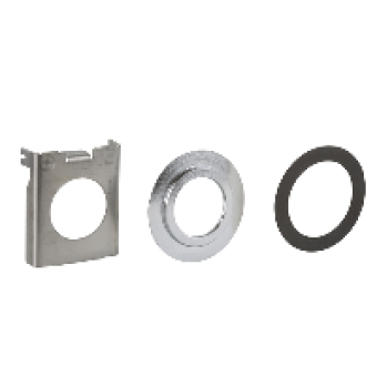 ZB4BZ012 - metal adaptation kit - mounting diameter Ø30 mm to Ø22 mm, Schneider Electric