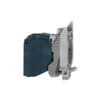 ZB4BZ101 - single contact block with body/fixing collar 1NO screw clamp terminal, Schneider Electric