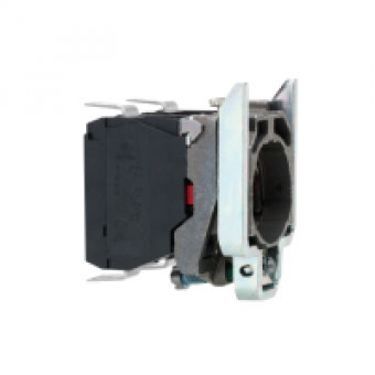 ZB4BZ1013 - single contact block with body/fixing collar 1NO faston connector, Schneider Electric