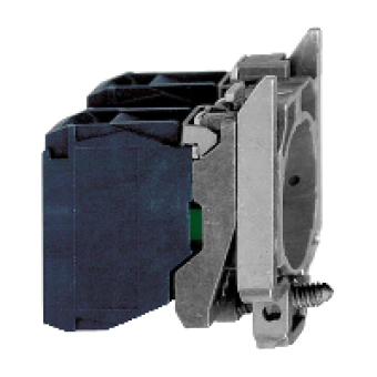 ZB4BZ105 - single contact block with body/fixing collar 1NO+1NC screw clamp terminal, Schneider Electric