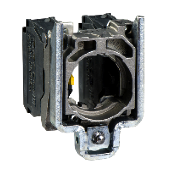 ZB4BZ106 - single contact block with body/fixing collar 1NO+1NC screw clamp terminal, Schneider Electric