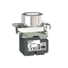 ZB4RTA1 - transmitter - Ø22 mm metal head - white cap, Schneider Electric ZB4RTA1 - transmitter - Ø22 mm metal head - white cap, Schneider Electric