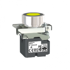 ZB4RTA5 - ZB4R transmitter complete yellow cap, Schneider Electric