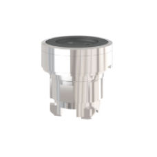 ZB4RZA0 - Ø22 mm metal head - spring return pushbutton - without cap, Schneider Electric
